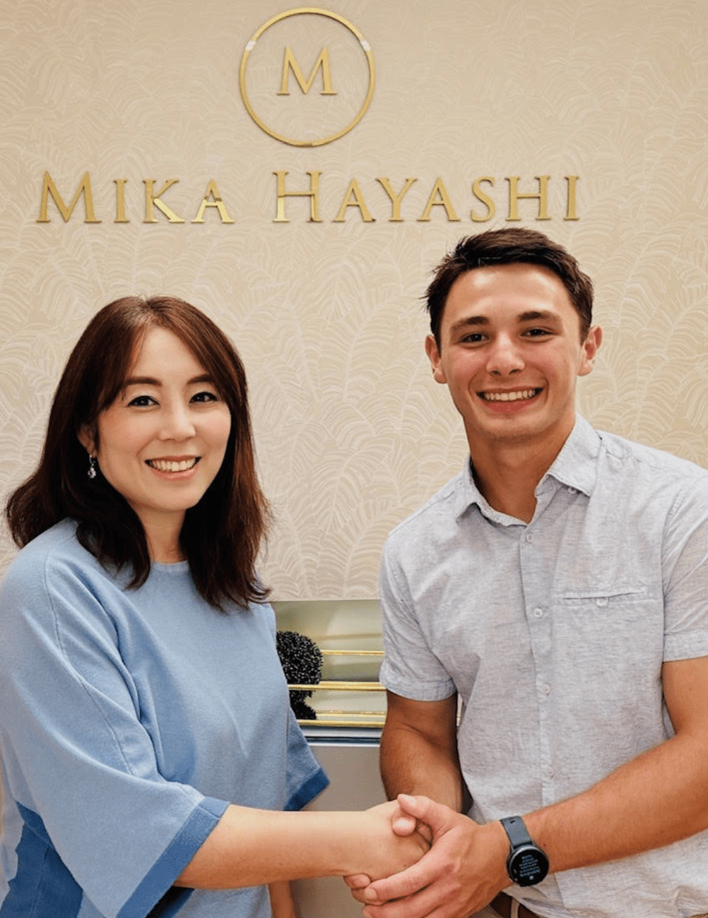 A Special Visit from Our Very First Mika Hayashi Awardee